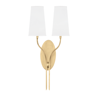 Rutland Wall Sconce with Aged Brass Finish