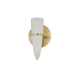 LOMBARDY Wall Sconce In VINTAGE BRASS Finish