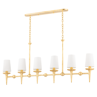 Torch Linear with Gold Leaf Finish