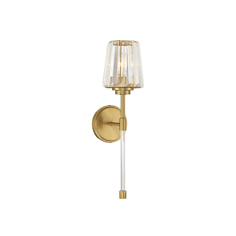 Cameron 1-Light Wall Sconce in Warm Brass