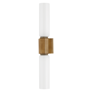Yarrow Wall Sconce with PATINA BRASS Finish