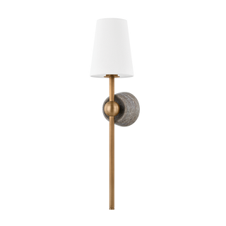 LOS VILOS Wall Sconce with PATINA BRASS Finish