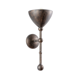 VISHAL Wall Sconce with BLACK PATINA GOLD Finish