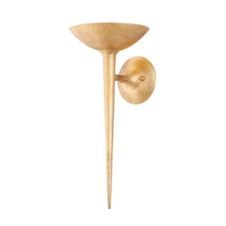 Cecilia Wall Sconce with VINTAGE GOLD LEAF Finish