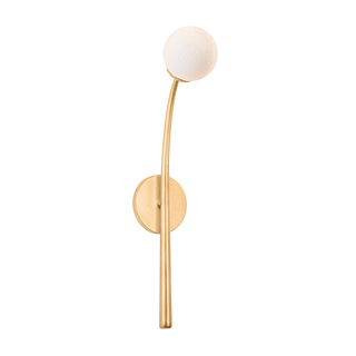 ORINDA Wall Sconce with VINTAGE GOLD LEAF Finish