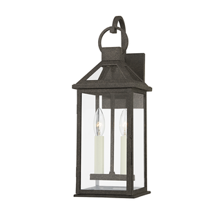 Sanders Wall Sconce with FRENCH IRON Finish