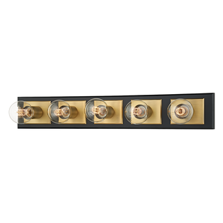 Runyan Bath and Vanity with PATINA BRASS/SOFT BLACK Finish