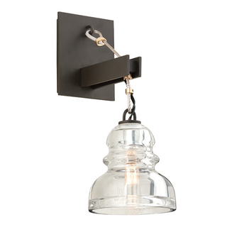 Menlo Park Wall Sconce with TEXTURED IRON Finish