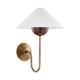 EVAN Wall Sconce with PATINA BRASS Finish