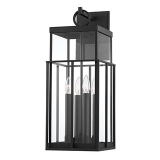 Longport Wall Sconce with TEXTURED BLACK Finish