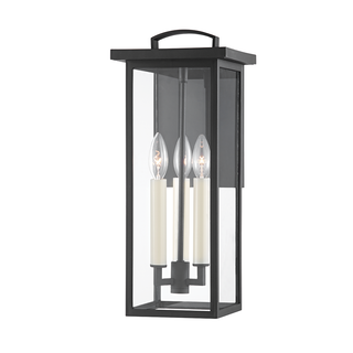 Eden Wall Sconce with TEXTURED BLACK Finish