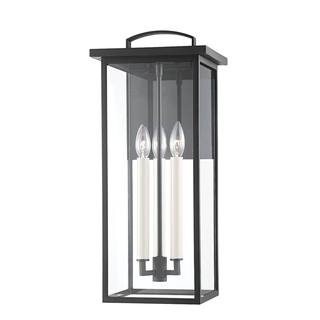 Eden Wall Sconce with TEXTURED BLACK Finish