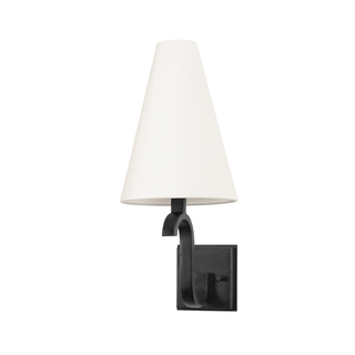 MELOR Wall Sconce with FORGED IRON Finish