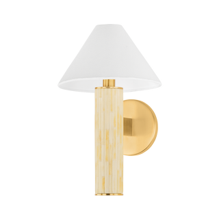 CLOVER Wall Sconce in AGED BRASS Finish