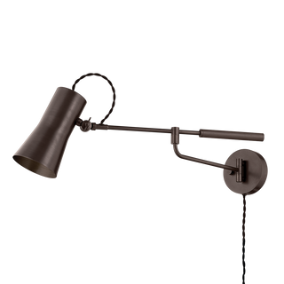 NOVEL Plug-in Sconce with Bronze Finish