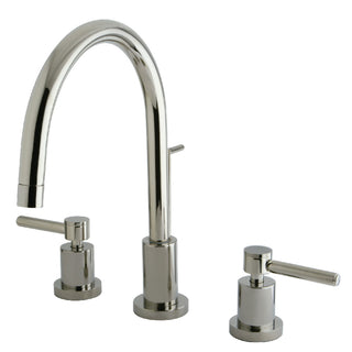 Concord Widespread Bathroom Faucet in Polished Nickel