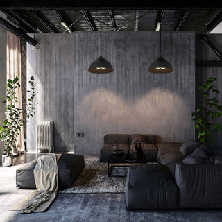 Nin 22 Inch Outdoor Pendant in Sand Black Finish