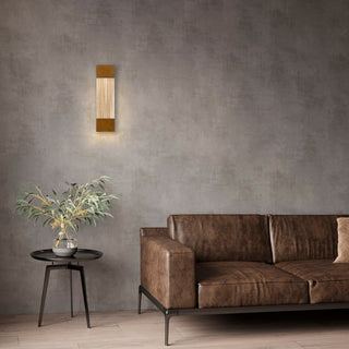 Mystic Wall Sconce  in Painted Patina Brass