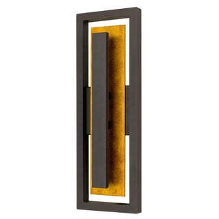 Panels 20 inch Outdoor Wall Sconce in Dark Bronze Finish