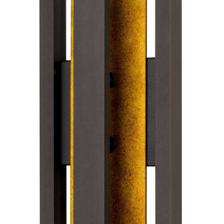 Panels 20 inch Outdoor Wall Sconce in Dark Bronze Finish