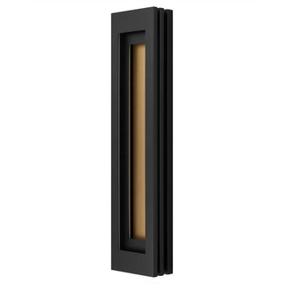 Layer 38 Inch Outdoor Wall Sconce in Sand Black Finish
