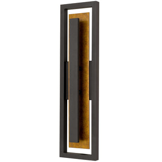 Panels 26 inch Outdoor Wall Sconce in Dark Bronze Finish