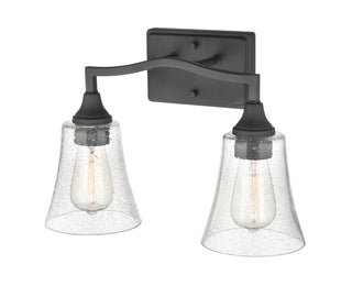 Caily 2-Light Vanity Matte Black