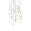 Dove 36-Light Round Multi-Drop Pendant