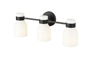 Corella 3-Light Vanity Matte Black