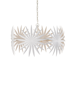 Bismarkia Small White Chandelier