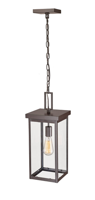Barkeley 1-Light Outdoor Hanging Lantern Powder Coated Bronze
