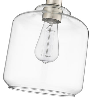 Asheville 1-Light Mini-Pendant Light Brushed Nickel