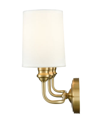 Leena 3-Light Vanity Vintage Brass