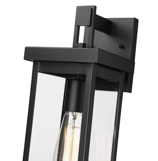 Barkeley 1-Light Outdoor Wall Sconce Powder Coated Black