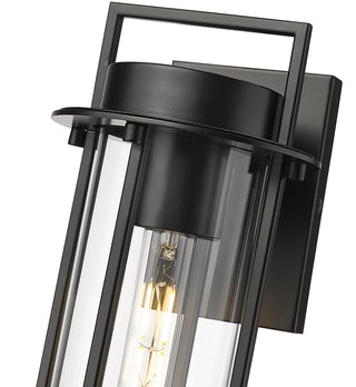 Russell 1-Light Outdoor Wall Sconce Powder Coated Black