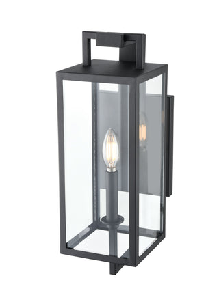 Lamont 1-Light Outdoor Wall Sconce Textured Black