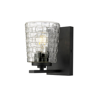 Saben 1-Light Wall Sconce Matte Black