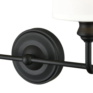 Leena 2-Light Vanity Matte Black