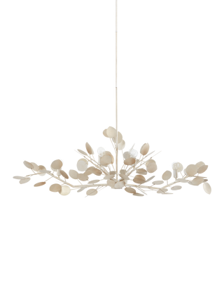 Lunaria Silver Oval Chandelier