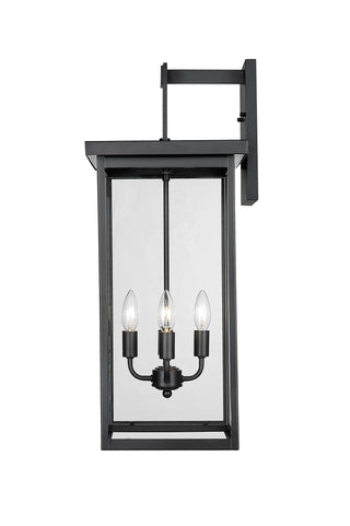 Barkeley 4-Light Outdoor Wall Sconce Powder Coated Black