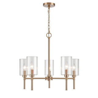 Chastine 5-Light Chandelier Ceiling Light Modern Gold