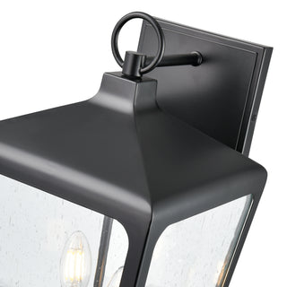Brooks 2-Light Outdoor Wall Sconce Powder Coated Black