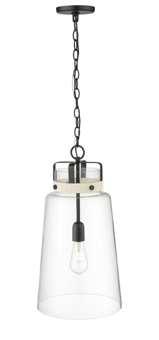 Lolla 1-Light Pendant Light Matte Black