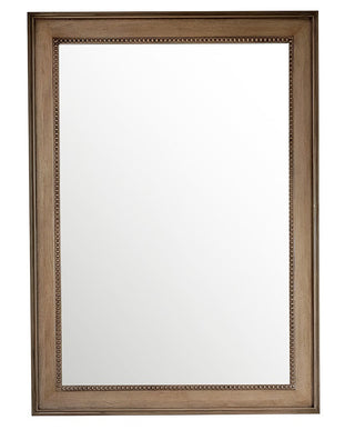 Bristol 29" Rectangular Mirror, Whitewashed Walnut
