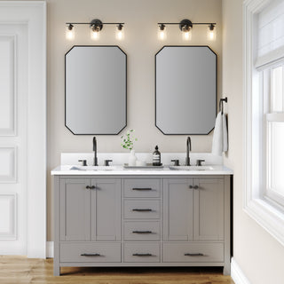 3-Light Vanity Matte Black