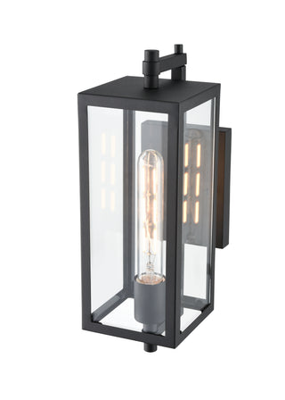 Messi 1-Light Outdoor Wall Sconce Textured Black