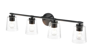 4-Light Vanity Matte Black