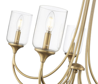 Waddingham 5-Light Chandelier Ceiling Light Vintage Brass