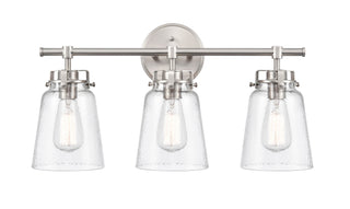 Amberose 3-Light Vanity Brushed Nickel