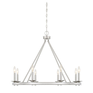 Middleton 8-Light Chandelier in Satin Nickel Satin Nickel